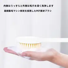 極上の柔らかさのボディブラシ【ロングハンドル・背中用・ソフト毛】