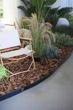 リアルなグリーンプランツデコレーションフェンス【ガーデンエッジ隔離帯・庭の景観用】（セットアップ対応）