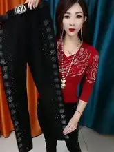 高腰デザインのストレッチブラックペンシルパンツ【極上の柔らかさ・小脚シルエット・カジュアル】（セットアップ対応）