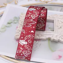 幅広の水晶リボン【DIY用・バタフライ結び・装飾用】