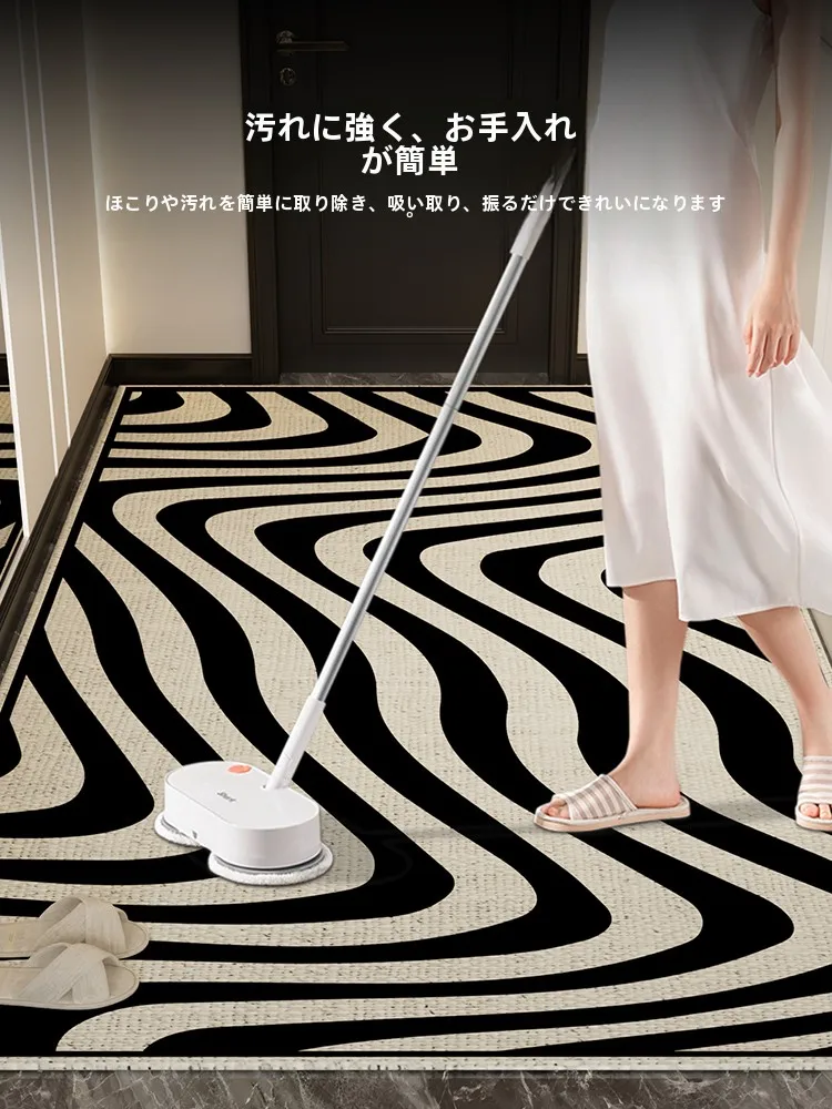 高級感のある玄関マット：北欧風シンプルデザインで実用性と美しさを両立