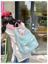 トレンディなアカデミック風リュックサック【カラーコントラスト・大学生向け・高中生対応】（セットアップ対応）