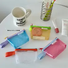 シンプルで個性的なメッシュ財布【データケーブル収納・防水・キーケース】