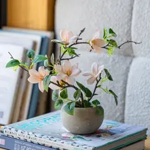 テーブル用のリアルな造花アレンジメント【高級感あふれるインテリア・卓上装飾用】