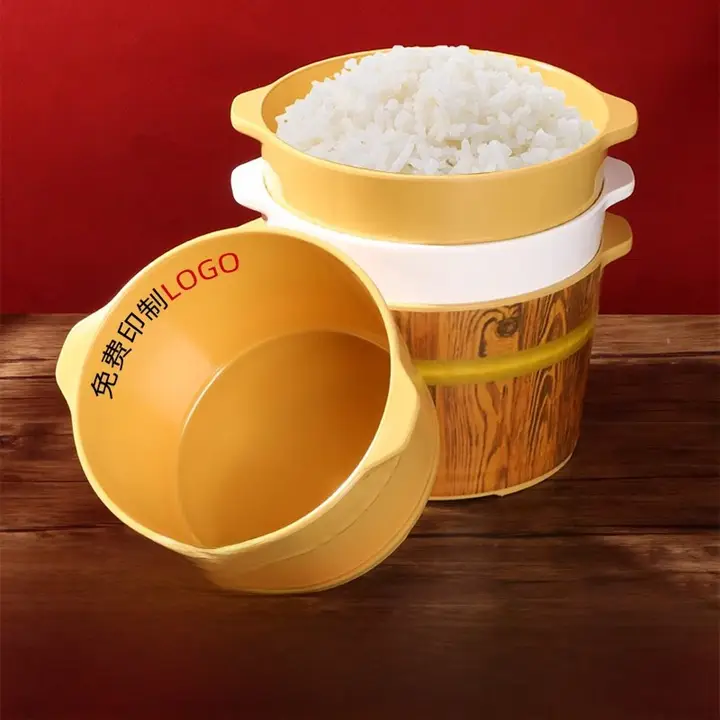 丸型業務用ライスバケツ【耐衝撃設計・高耐久性・食器用】