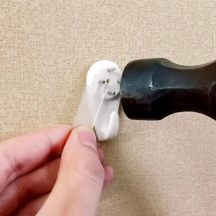 穴あけ不要 壁掛け用フレームフック【無痕設計・インテリア装飾用】