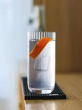 CRISON ストライプガラスジュースカップ【クリスタルガラス・長飲み用・カクテル用】