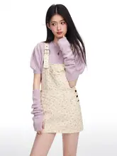 フラワープリントのキャミソールワンピース【軽やかさ・ビスチェタイプ・大人可愛い】
（セットアップ対応）
