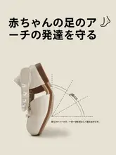 かわいい麦布熊デザインのベビー歩行靴【女の子用・柔らかい底・滑り止め付き・夏用】