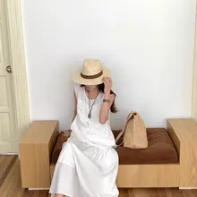 麦穂模様のハンドメイド日除け帽子【フレンチスタイル・ジャズハット】
