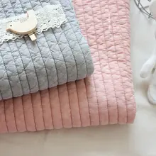 手作りバッグ用 アンティーク風キルティング布地【暖かい水洗いコットン】