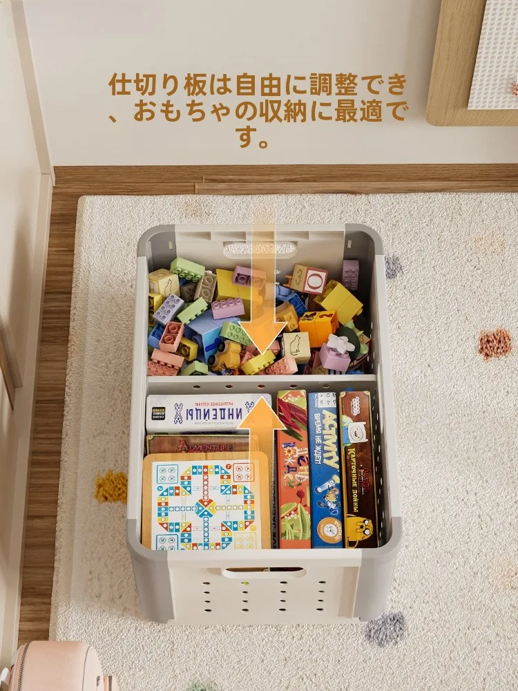 大容量おもちゃ収納ボックス：折りたたみ式で子ども部屋の整理を実現