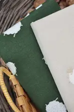 童話の森刺繍手作り布製ノートカバー【A5/A6対応】