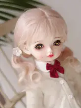 BJDドール用馬毛ウィッグ【双編み・ポニーテール・現品】
