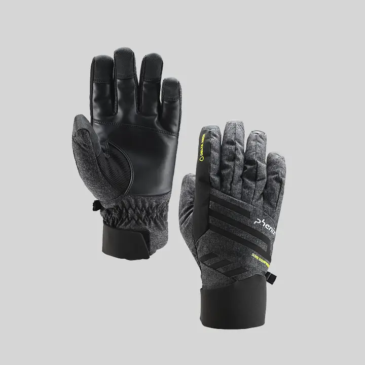防水・保温スキー手袋【男女兼用・競技用・二重デザイン】