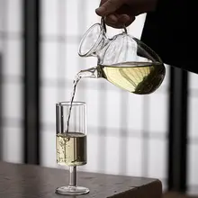耐熱ガラス製の手持ち茶壺【おしゃれなティーポット・電陶炉対応・煮茶セット】