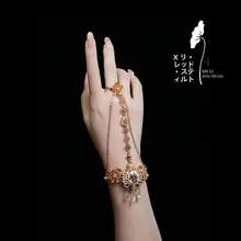異国情緒を感じる手作りの漢服アクセサリー【多色・ブレスレット・バングル】