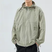 UPF50+UVカット メンズ夏用軽量ルーズライディングジャケット【アイスシルク・防晒対応】