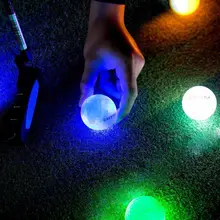夜間用LED発光ゴルフボール【高反発・三層構造・強い弾力】（セットアップ対応）