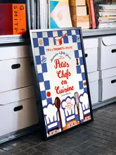 シンプルで清新なアートポスター【子供部屋用・女の子向け・撮影用・デザート店の壁貼り】