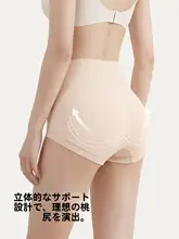 ハイウエスト女性用ショーツ【モーダル素材・抗菌・トレンドデザイン・大きいサイズ対応】