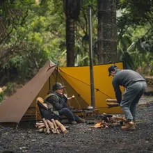 軽量化された二人用ピラミッドテント【登山・アウトドア用】
