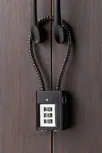 U型暗証番号付き長鎖【自転車・ヘルメット用・防犯性能】