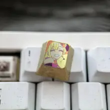 カラフルなESCキーボードキーキャップ【チタン製・輝夜姫デザイン】