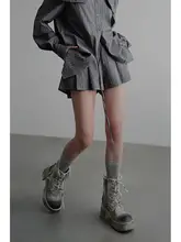 ゴムウエスト短パンツ【プレッツェルデザイン】（セットアップ対応）