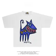 アーティストシリーズのゆったりしたデザイン！ユニセックス半袖Tシャツ【ストリートスタイル】