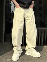 春秋用 大口ポケット付きカーゴパンツ【アメリカンスタイル・ハーレム風・フィット】