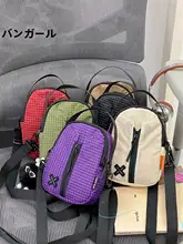アウトドア用工装スタイルの小型ショルダーバッグ【ユニセックス・斜め掛け・学生向け】