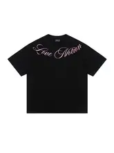 夏用ヒップホップ柄プリント半袖Tシャツ【コットン・BFルーズフィット】