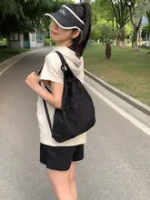 女性用防水ジムリュック【超軽量・折りたたみ可能・アウトドア旅行用・巾着式リュック】