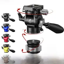 精巧な双全景液圧ダンピング雲台【快速調平半球底座・独立全景クリンチ・雲台ハンドル付き】