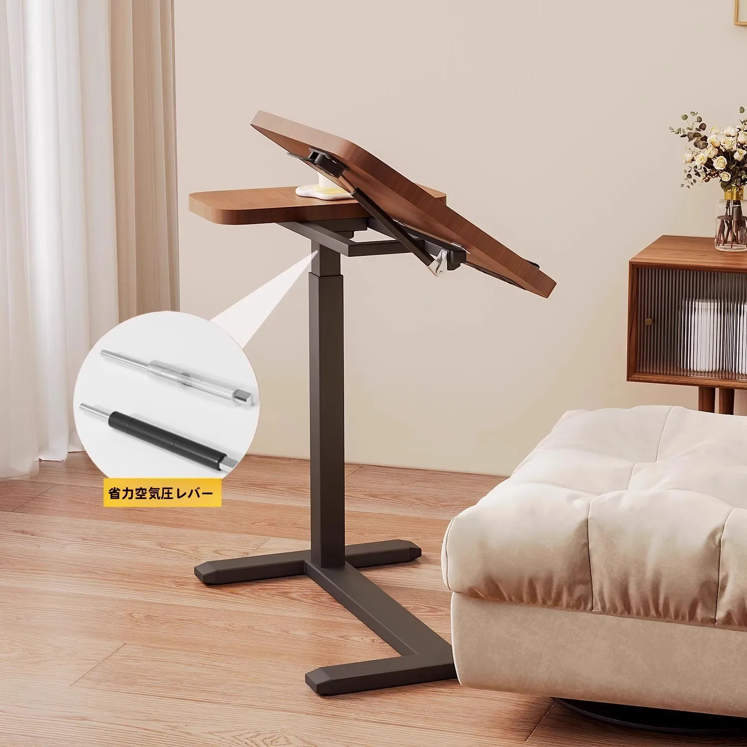 ソファーテーブル 高さ60cm：昇降式折りたたみタイプの実用性と設置ガイド