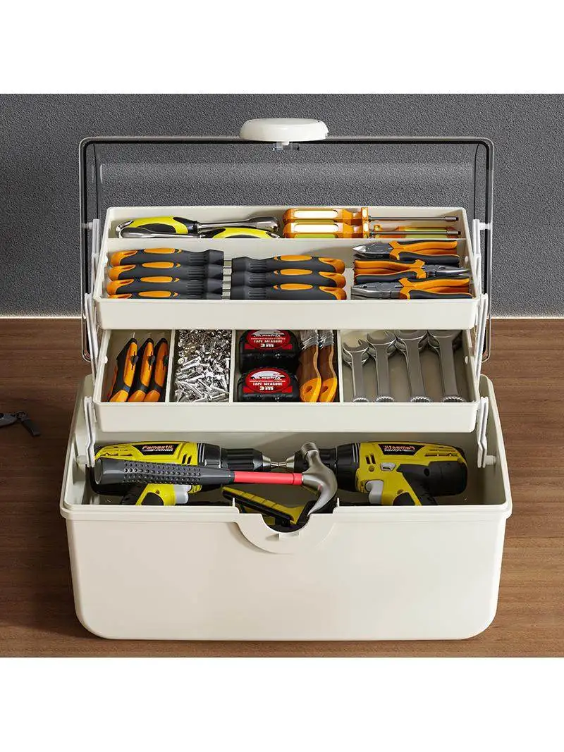 DIY女子にぴったりの整理収納ツール：大容量工具ボックスの実用性と使い勝手