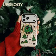 スマホスタンド マグネット式 MagSafe対応 卓上 コンパクト iPhone用 角度調節 ながらスマホ クリスマス おしゃれ 「Ufology」