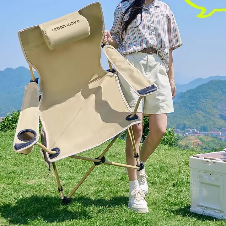 Urbanwave アウトドア折りたたみチェア【快適なリクライニング・ポータブル・オフィス用・ビーチ用】