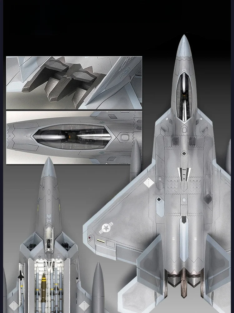 F22A猛禽戦闘機モデル：組み立て式現代戦闘機の詳細と実際の遊び方