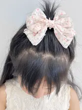 ヘアアクセサリー キッズ ガールズ 花柄 蝶結び お団子ヘアゴム 清楚 着回し プリンセス