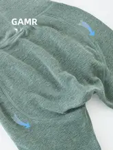 秋冬用ベビー用羊毛シルク長袖トップス＆パンツ【快適な保温・お休み用】（セットアップ対応）