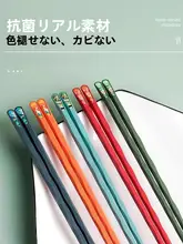 高温耐性の合金製箸【抗菌・防カビ・滑り止め機能】（セットアップ対応）