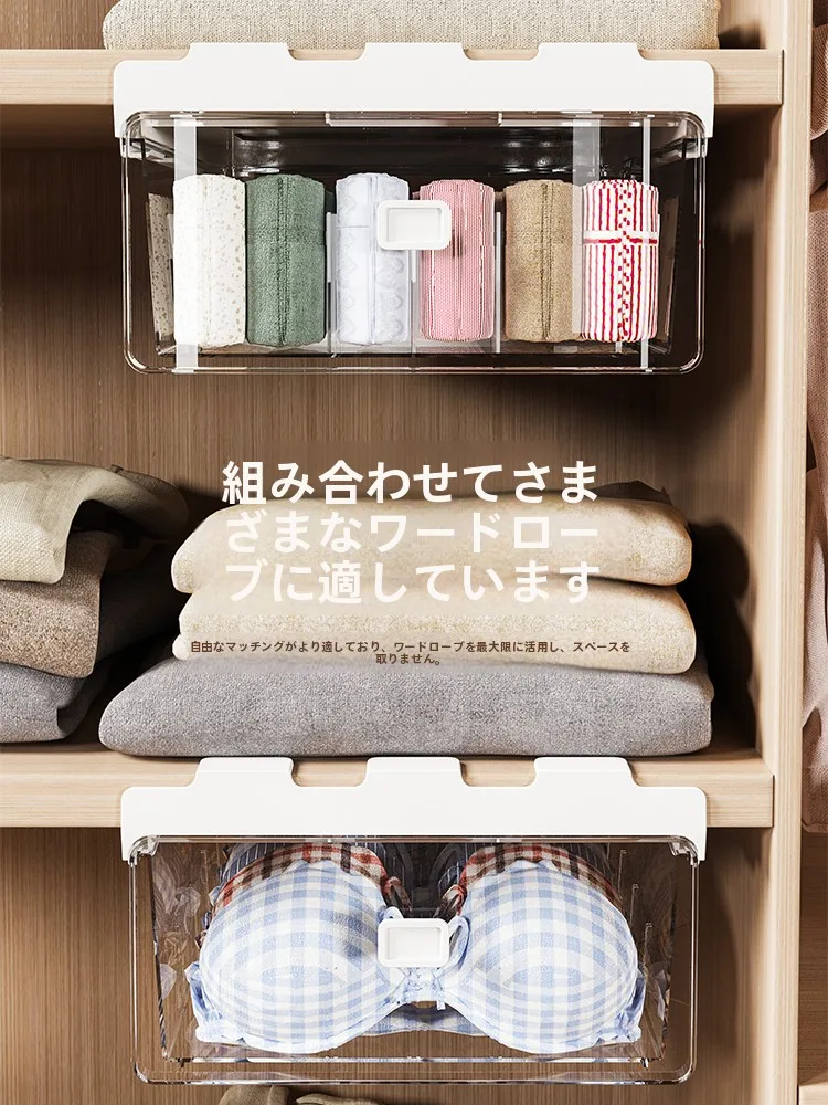 クローゼットの整理が苦手なあなたに、透明な引き出し式収納  ボックスは本当に必要なのか？