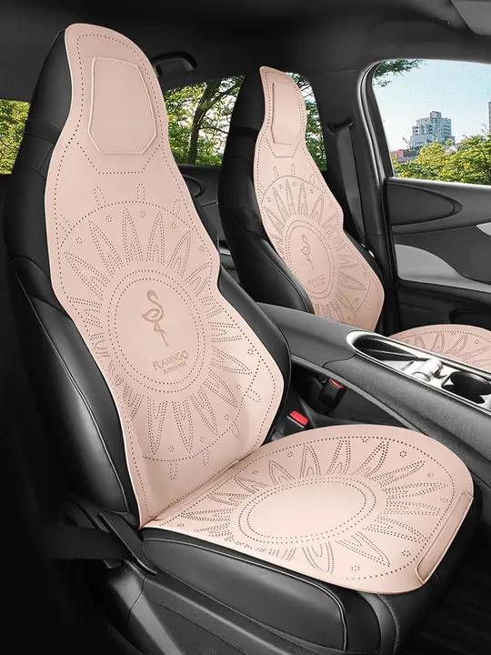 高級スエード調一体型車用シートカバー【オールシーズン・秋冬用・ハーフカバー】（セットアップ対応）