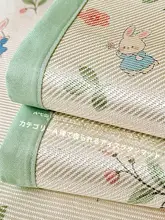 学生用シングルサイズ夏用アイスシルク寝具カバー【柔らかい・機械洗浄可能・クーラー対応】