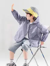 男の子用 紫外線対策 軽量防寒アウター【夏用・肌触り良好】（セットアップ対応）