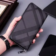 大容量 メンズ長財布【多カードポケット・シンプルデザイン・クラッチタイプ】