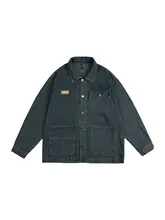 デニムシャツ メンズ 長袖 ヴィンテージ オーバーサイズ カジュアル 上品 ストリート ペアルック