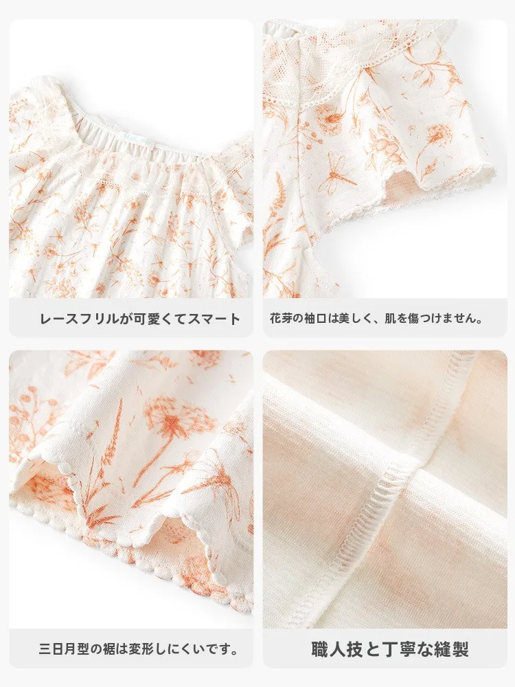 コットン素材の赤ちゃん夏寝時服装としての快適性と実用性